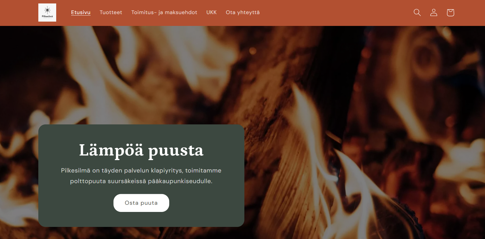 Pilkesilmä Shopify store